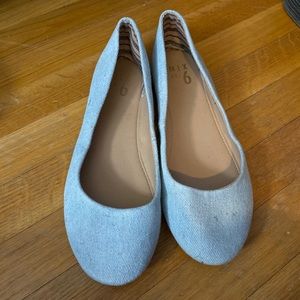 Denim Flats